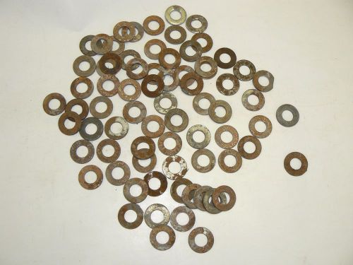 1/2&#034; SAE Flat Washers Steel - RUSTY!  Approx. 1&#034; OD. - Lot of 60 Pcs.