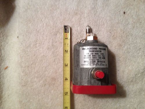 United Electric Controls Co., Underground Pressure Transducer NOS J59F, 11978