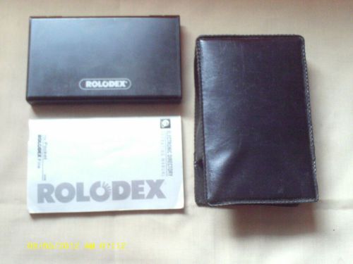 1-ROLODEX  POCKET FILE 32K, ELECTRONIC WITH OPERATING MANUAL AND CASE