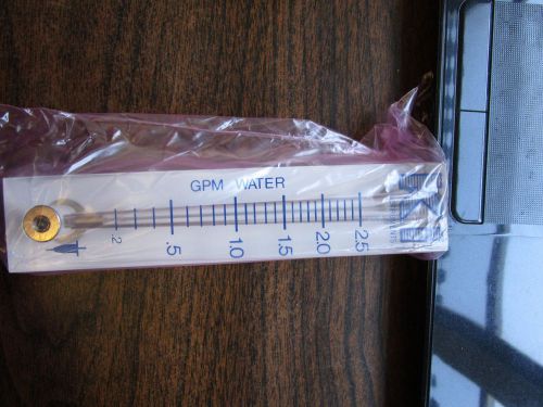 NEW KEY INSTRUMENT ACRYLIC FLOW METER 5P321