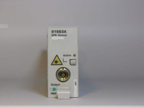 Agilent 81663a dfb laser module for 8164a, 8163a or 8166a for sale