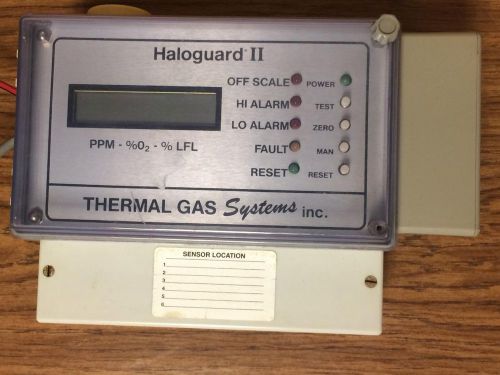 Tgs haloguard ii thermal gas systems tgs112-2 refrigerant leak detection monitor for sale
