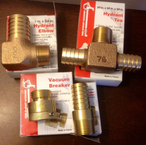 Large lot of hydrant fittings for sale