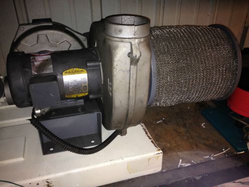 Cincinnati Fan Cast Aluminum Pressure Blower PB8 vacuum 1/2 hp 208v 1725 rpm