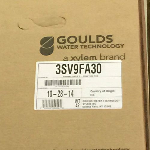 GOULDS 3SV9FA30 9 STG ESV STAINLESS VERTICAL WATER PUMP LIQUID END GRUNDFOS CR3