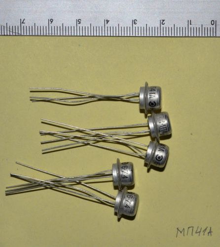5 X MP41A = 2N2428, 2N361 Germanium PNP Transistor Russian Soviet USSR NOS