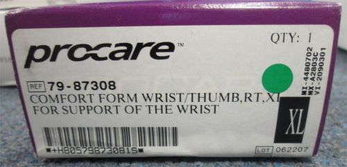 Procare comfort form wrist/thumb rt, xl  ref. 79-87308 for sale