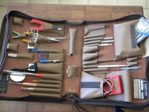 Jensen Tools JTK-86C Technician&#039;s Tool Kit in Single Brown Cordura Plus Case