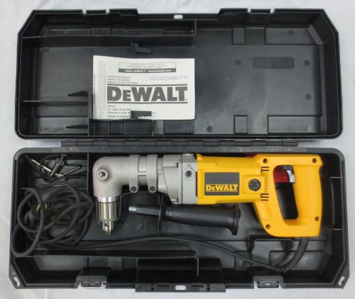 DeWalt DV120 1/2&#034; right-angle drill with atatchments and tools. Barely used.