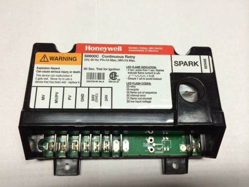 Honeywell S8600C  ignition module. continuous retry . 24V 90sec trial  Ignition