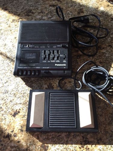 Panasonic Microcasette Transcriber Model RR-930 With Foot Pedal