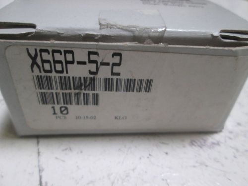 LOT OF 10 PARKER X66P-5-2 FITTINGS *NEW IN A BOX*