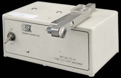 Ssi scientific systems tc-10 tube cut off machine for 1/16&#034; tubing parts for sale