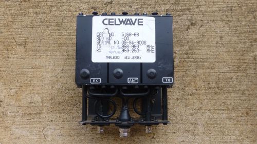 Celwave 5168-6B Duplexer, 925-960 MHz.