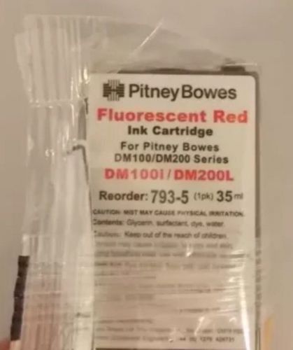 Pitney Bowes 793-5 Red Fluorescent Ink