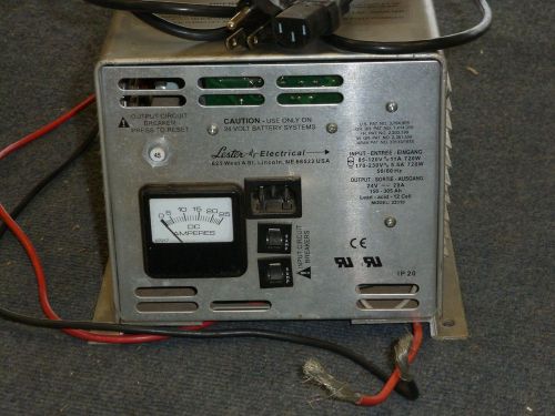 used tested Lester M22310 Battery Charger 24 Volts 20 Amp for lead-acid 12 cell