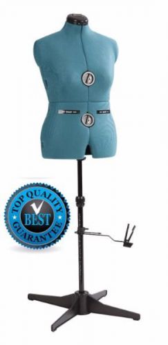 Medium body sew dress form measurements w/ wheel neck bust back waist &amp; hips new for sale