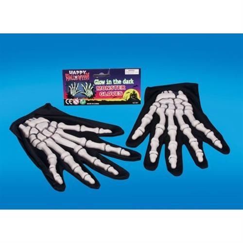 Skeleton Gloves/Glow (1 per package)