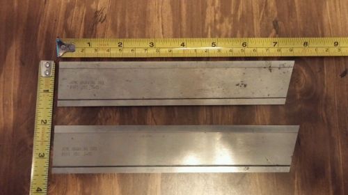 2 NOS Acme Grooving Tool #591Lathe Parting Cut Off Blade 3/16&#034; x1 7/16&#034; x7 1/2&#034;