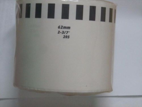 Brother  DK22205 Printer Labels 62mm (Roll only without spool)