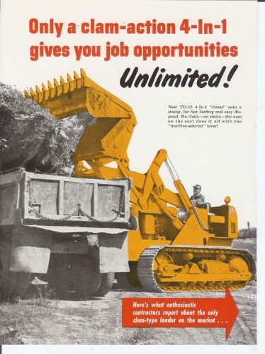 Original International 4 Page Ad -  Loader 4-in-1 Unlimited Job Opportunities