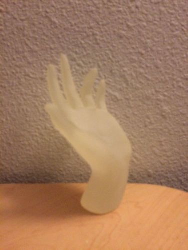 Hand Shaped Ring Holder, Jewelry Display, Acrylic,   9 .5  inch
