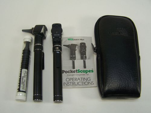 Welch Allyn 728 PocketScope 211 Otoscope &amp; 128 Ophthalmoscope Kit &amp; Charger