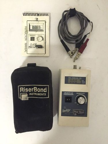 Riser-Bond The Line Judge Time Domain Reflectometer Cable Fault Locator