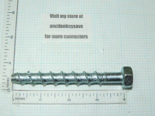 Fischer concrete screw anchors - carbon steel- 3/8&#034; x 4&#034; - fbs 10/15 s box of 40 for sale