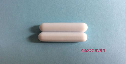 4pcs PTFE C40 40mm*8mm magnetic stirrer mixer bar White color