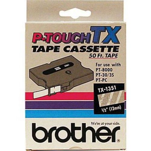 Brother 1/2&#034; white on clear tape each label makers &amp; supplies,label maker tapes for sale