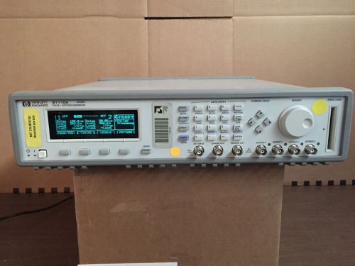 HP 81110A 165 MHz Pulse/Pattern Generator with 2 - 81111A channel modules/boards