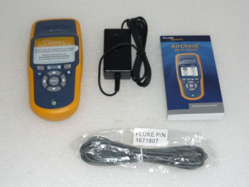NEW Fluke Networks AirCheck Wi-Fi Tester with Case
