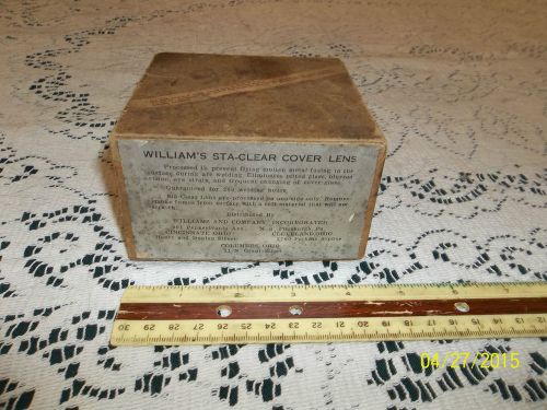 Welding lens vintage box willams sta-clear for sale