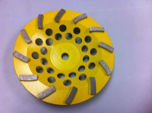 7&#034; spiral cup wheel fine grit threaded for sale