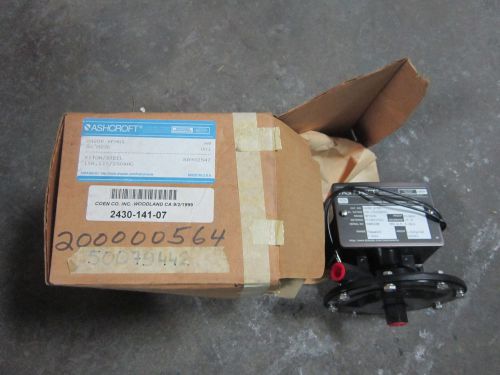 Ashcroft Differential Pressure Switch   D420V XFMG5 30&#034;H2OD