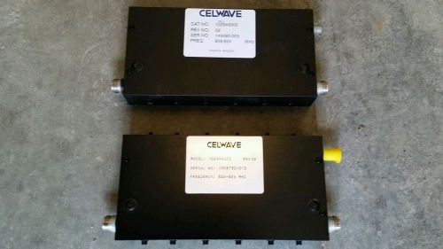 Two CELWAVE 102949000 Rev 2 (Frequency 806-824)