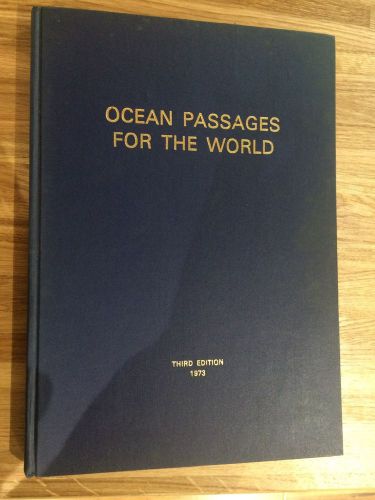 Ocean Passages For The World, 3rd Edition, 1973, With Maps.