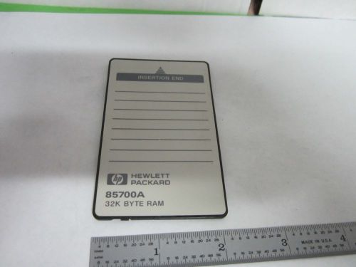 HP HEWLETT PACKARD MEMORY CARD 85700A PCMCIA BYTES SRAM  BIN#S2-51