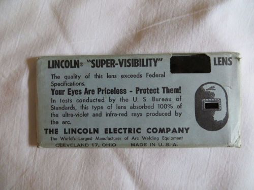Vintage Lincoln &#034;SUPER-VISIBILITY&#034; Lens Sleeve &amp; #10 Lens