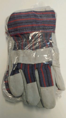 Firm Grip suede leather palm gloves Large Set of 3 pairs.