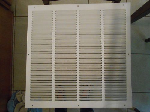 White Return Air Grille 21-1/2&#034;x21-1/2&#034;