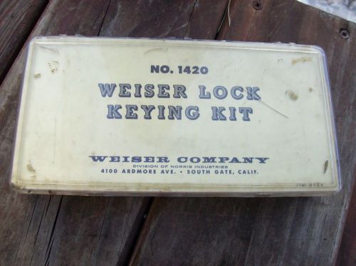weiser lock keying kit #1420