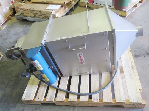 FLEXICON 4&#034; STAINLESS CARTRIDGE DUST COLLECTOR W/WEG 1/2 HP MOTOR (USED)