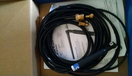 Miller w-250 series,water cooled tig torch package with liner.
