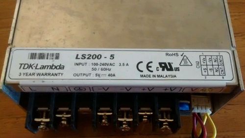 Tdk Lambda LS200-5 Power supply