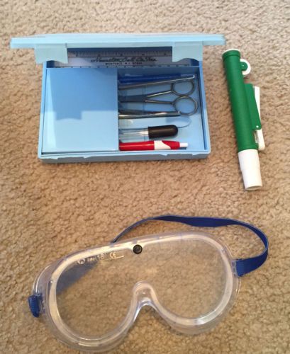 Dissection Kit Plus Safety Goggles and Pipette Bundle
