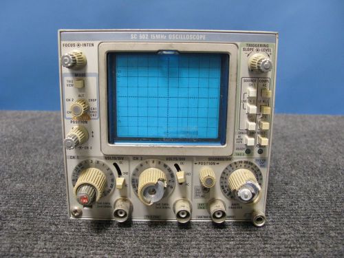 Tektronix SC 502 15MHz Oscilloscope Plug-In Module | Parts Repair