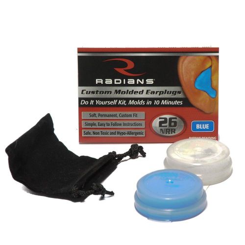 Radians Custom Molded Earplugs, Blue