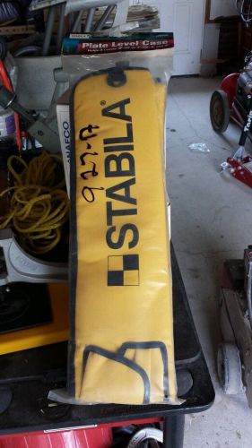 Stabila 30035 7 ft - 12 ft Plate Level Carrying Case New